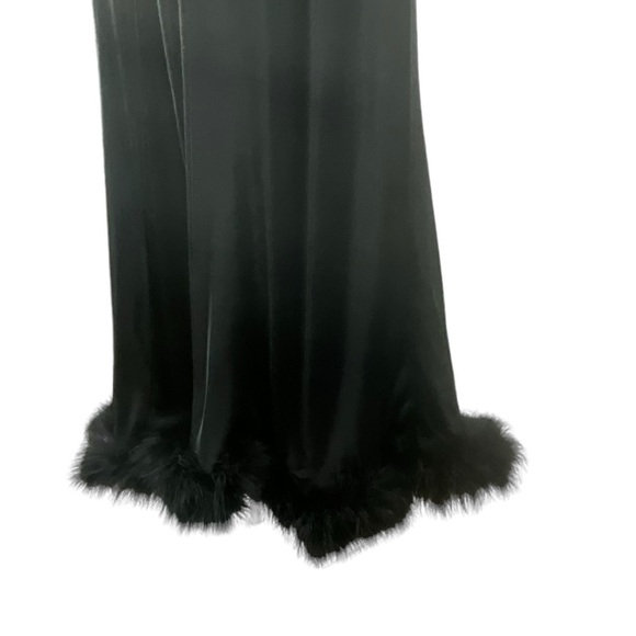 Sleeper Boudoir Feather Trim Flare Trousers NWT - Picture 13 of 15